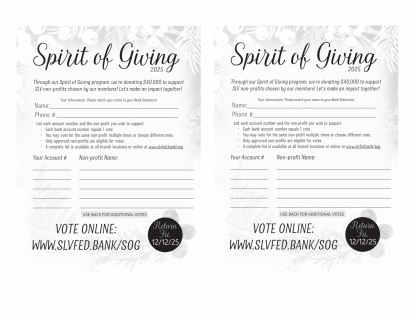 Voter Card Black and White